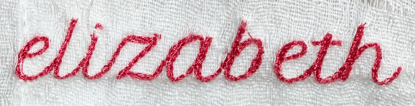 Embroidery – Script (Add-On)