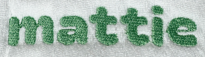 Embroidery – Script (Add-On)